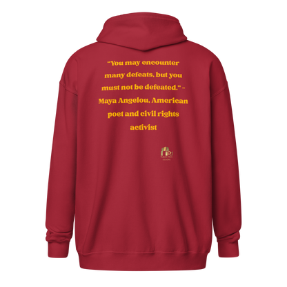 "Undefeated" Maya Angelou Tribute Unisex Hoodie