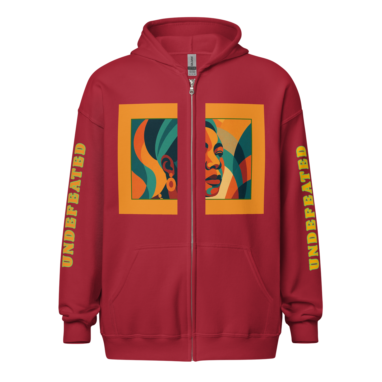 "Undefeated" Maya Angelou Tribute Unisex Hoodie