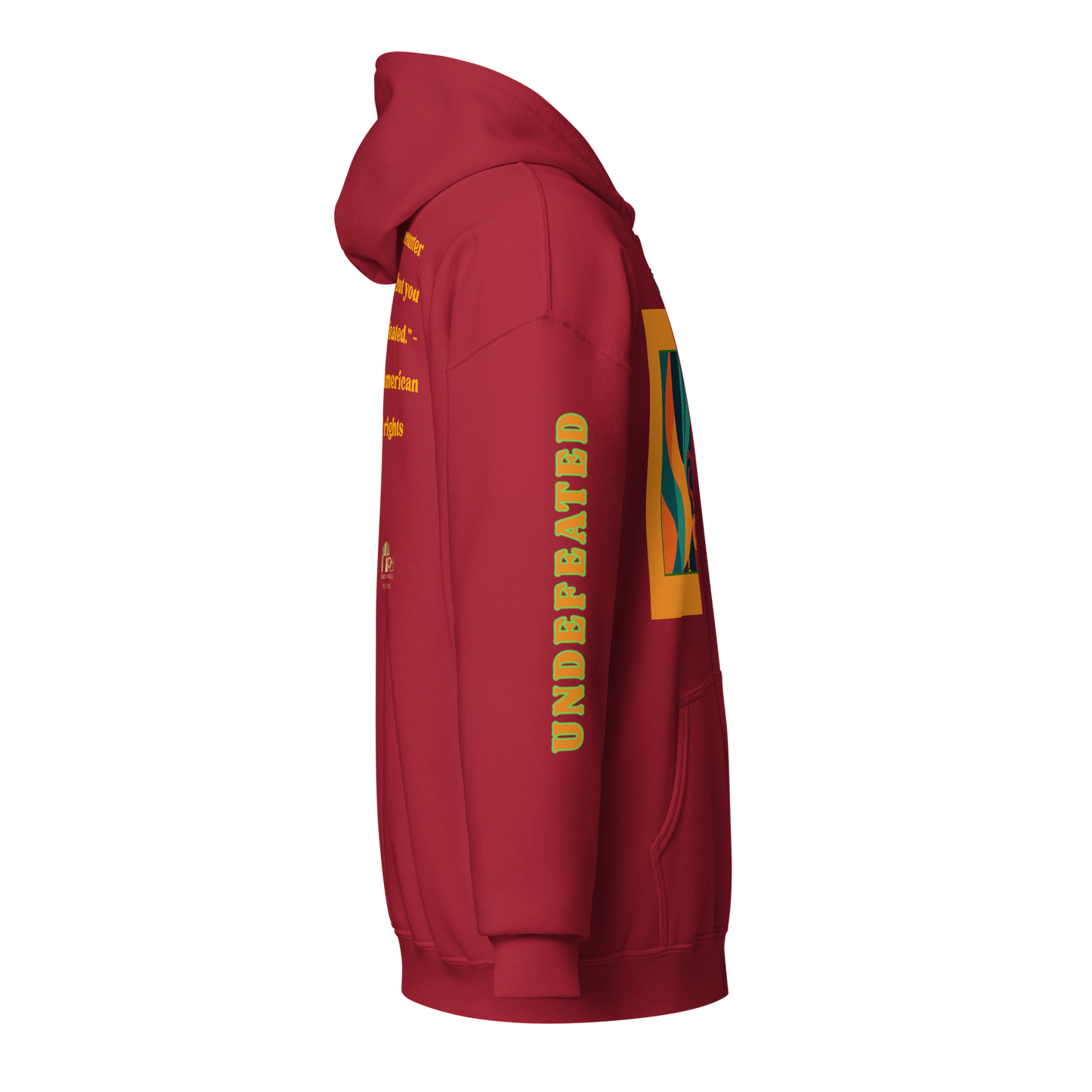"Undefeated" Maya Angelou Tribute Unisex Hoodie