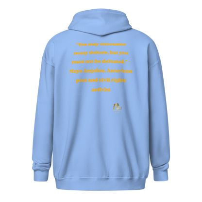 "Undefeated" Maya Angelou Tribute Unisex Hoodie