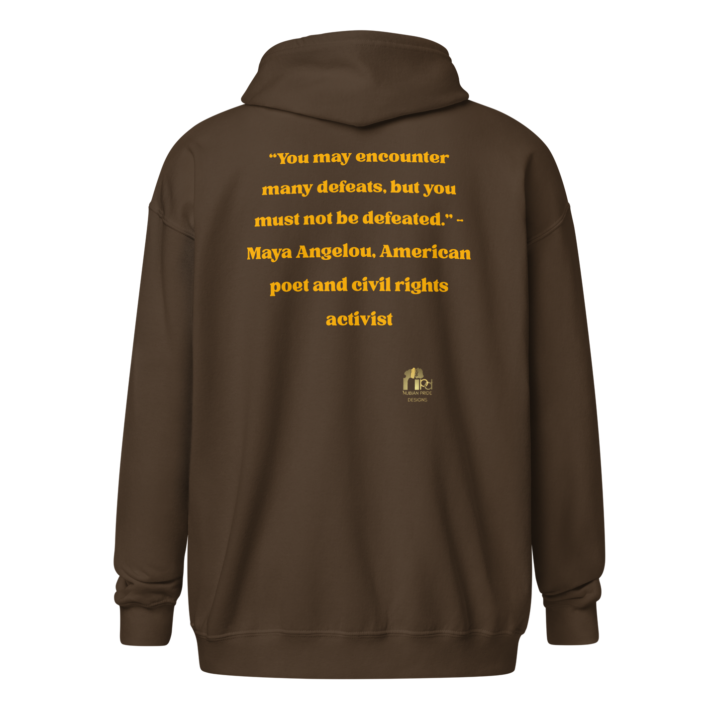 "Undefeated" Maya Angelou Tribute Unisex Hoodie