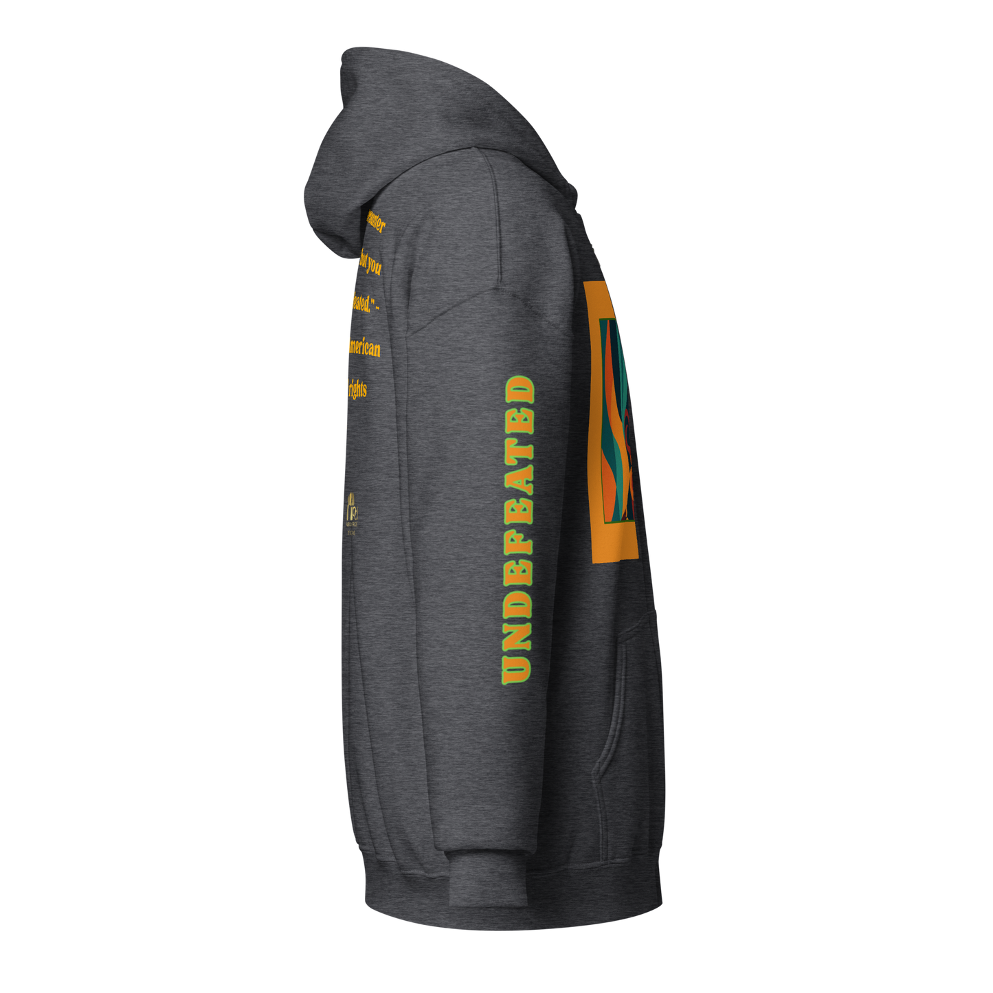 "Undefeated" Maya Angelou Tribute Unisex Hoodie