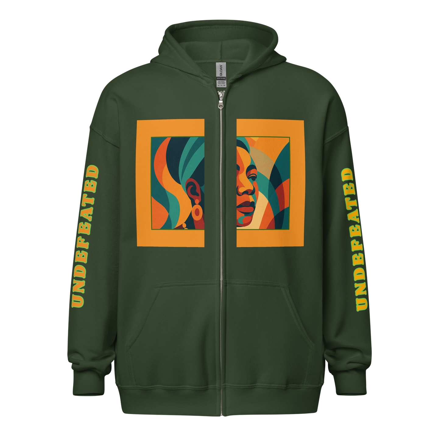 "Undefeated" Maya Angelou Tribute Unisex Hoodie