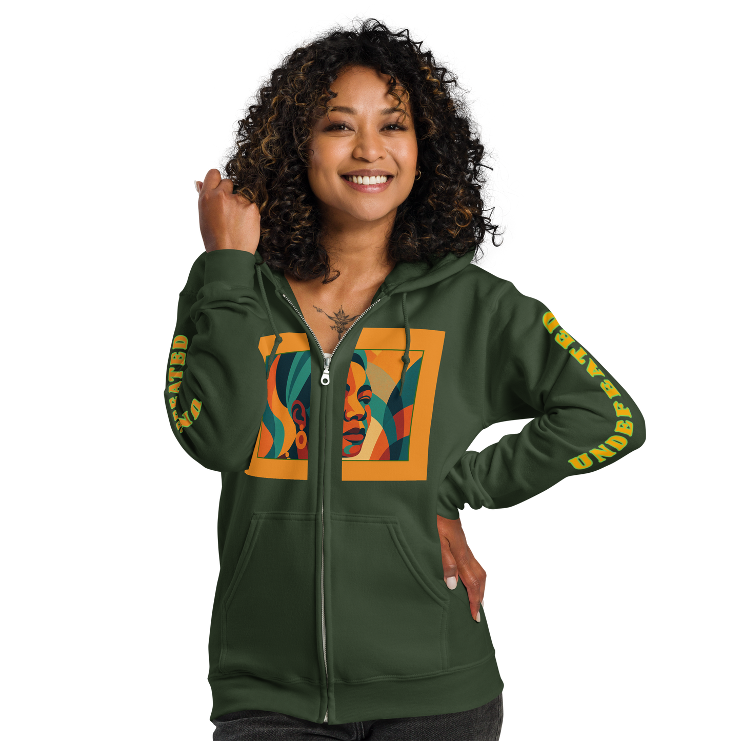 "Undefeated" Maya Angelou Tribute Unisex Hoodie