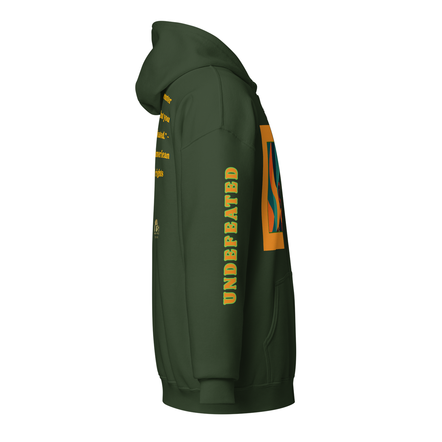 "Undefeated" Maya Angelou Tribute Unisex Hoodie