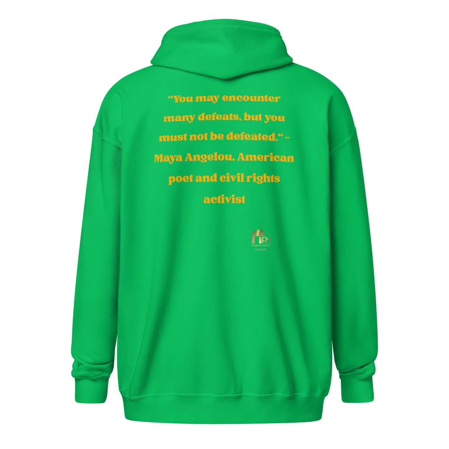 "Undefeated" Maya Angelou Tribute Unisex Hoodie