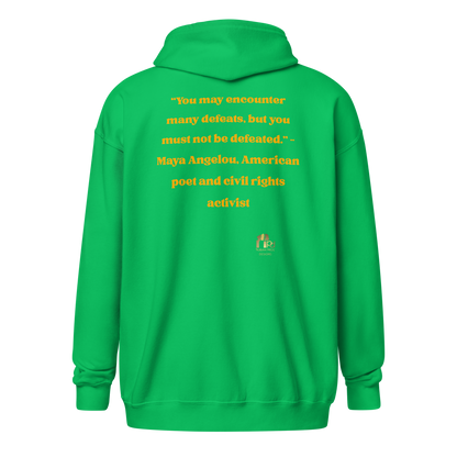 "Undefeated" Maya Angelou Tribute Unisex Hoodie
