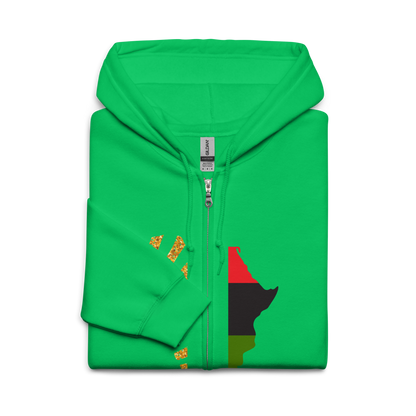 African Legacy Zip Unisex Hoodie
