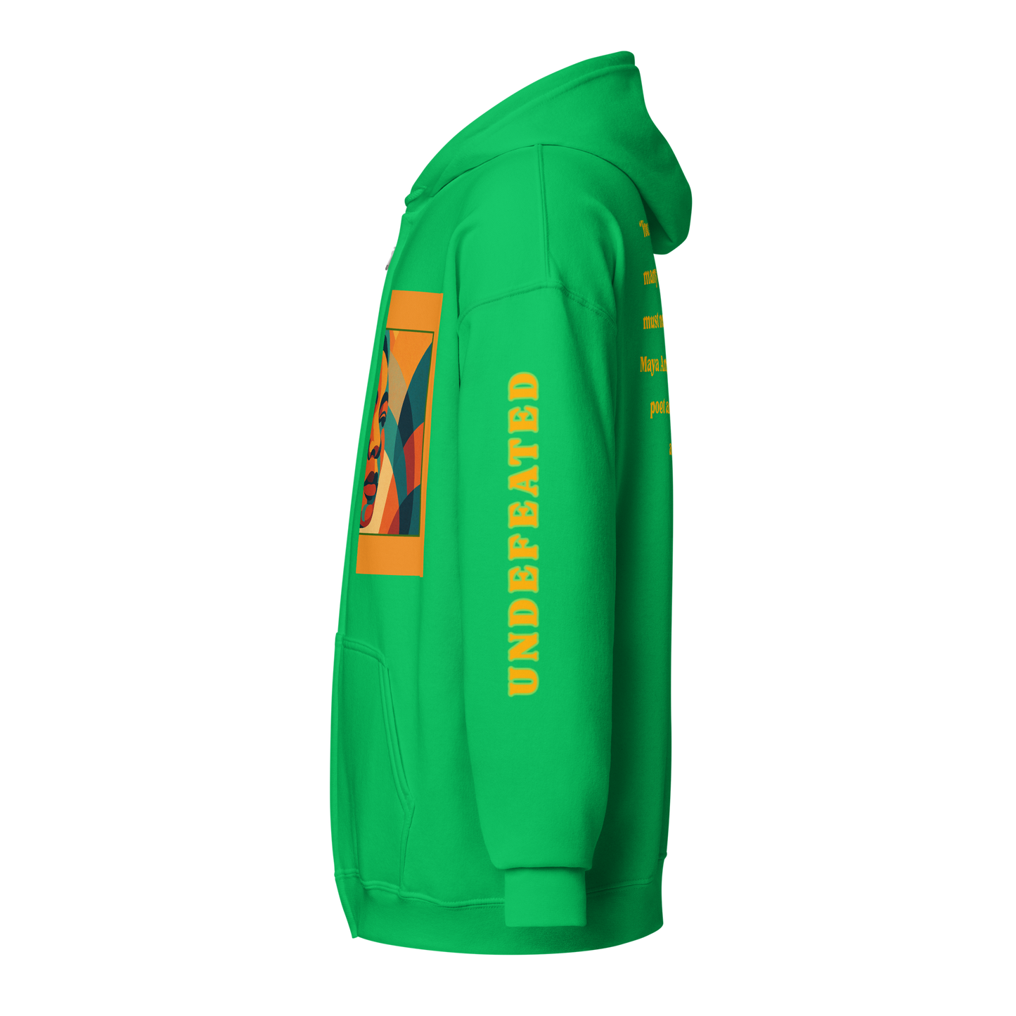 "Undefeated" Maya Angelou Tribute Unisex Hoodie