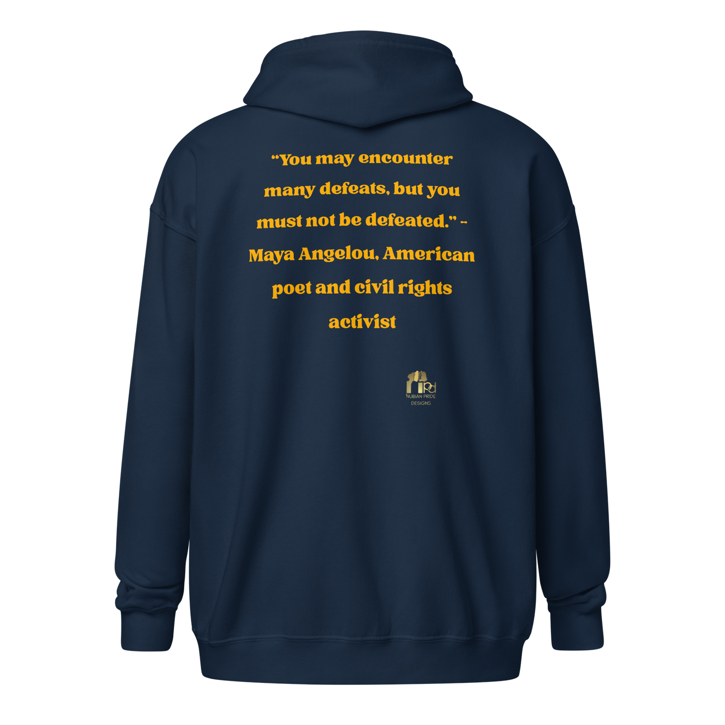 "Undefeated" Maya Angelou Tribute Unisex Hoodie
