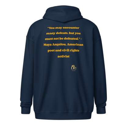"Undefeated" Maya Angelou Tribute Unisex Hoodie