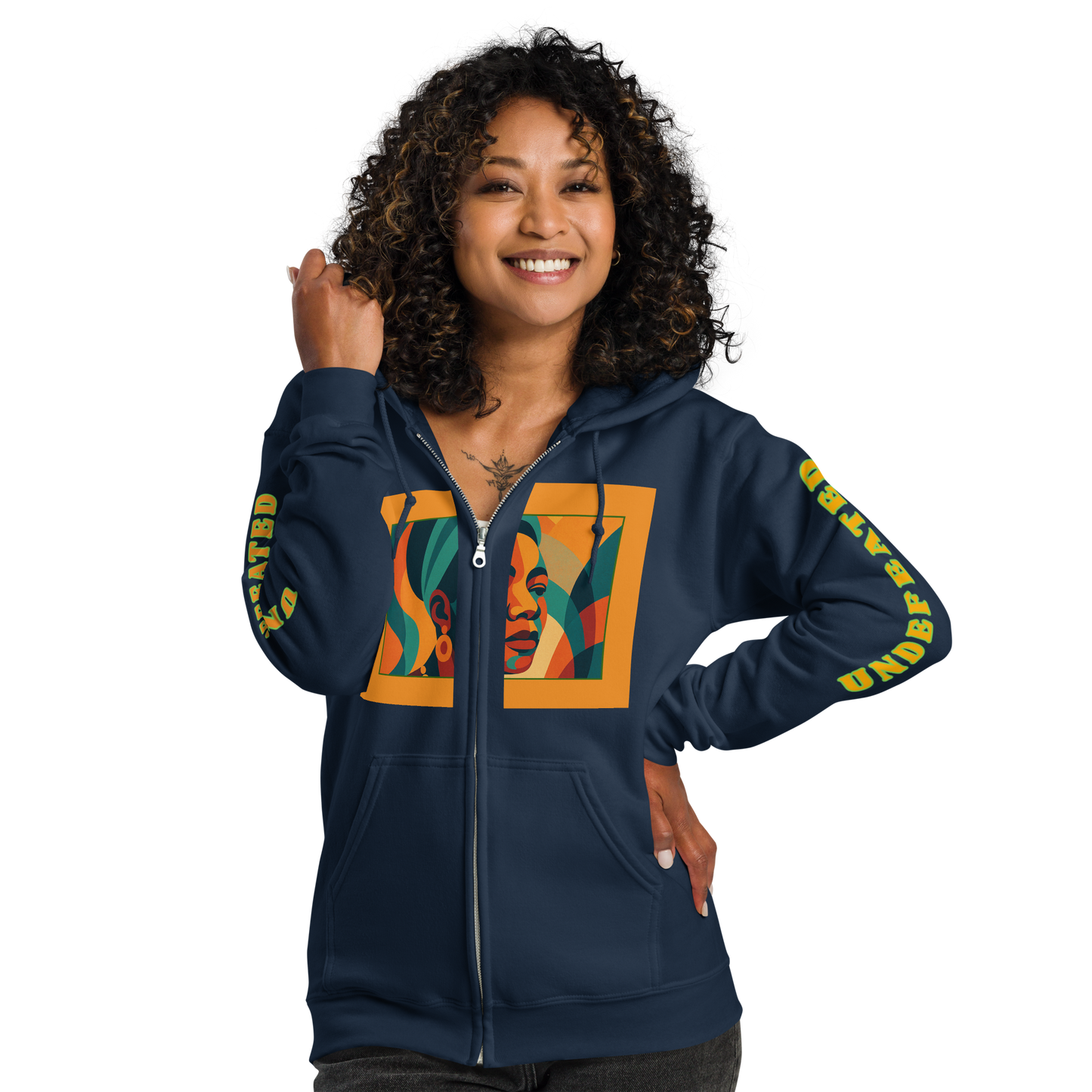 "Undefeated" Maya Angelou Tribute Unisex Hoodie
