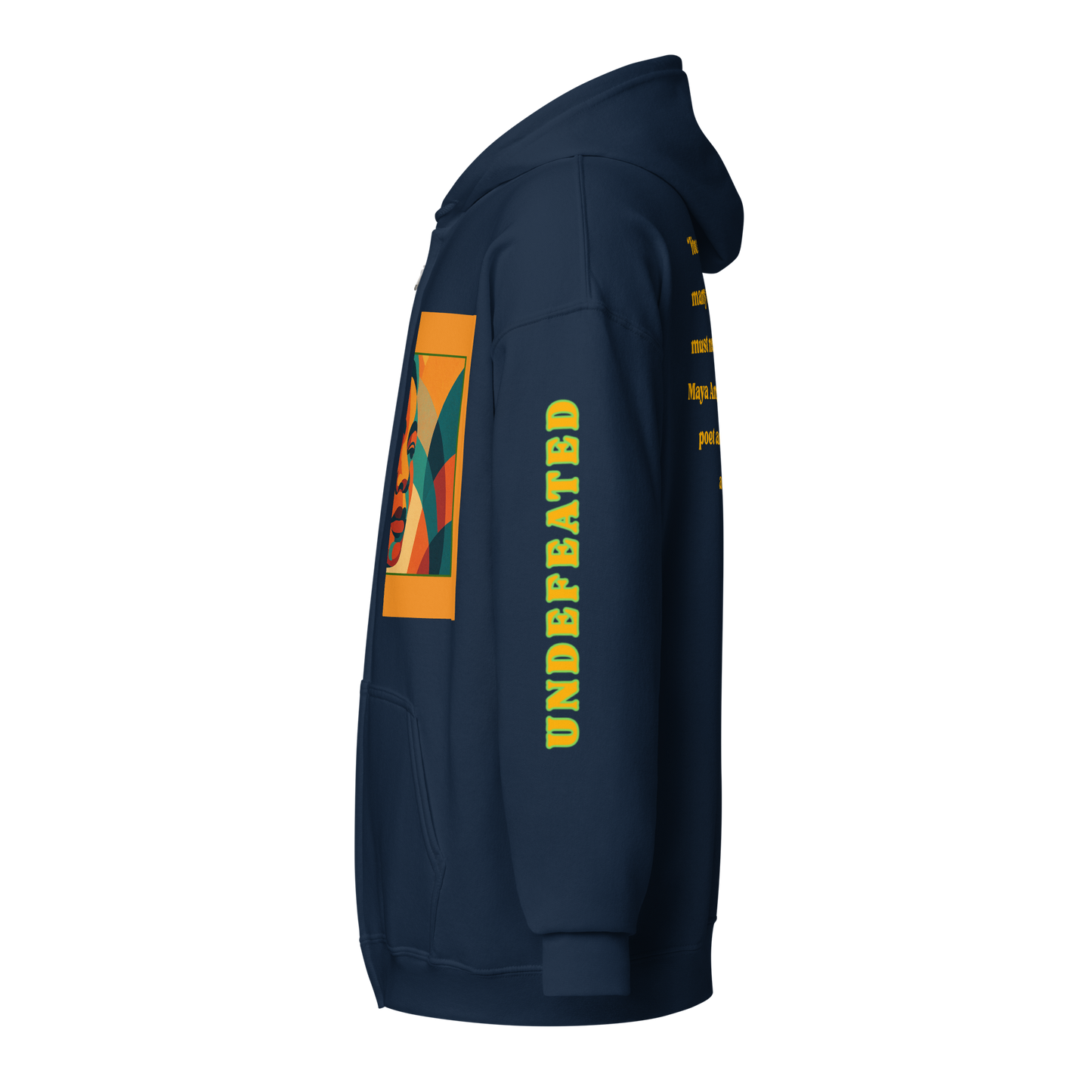 "Undefeated" Maya Angelou Tribute Unisex Hoodie