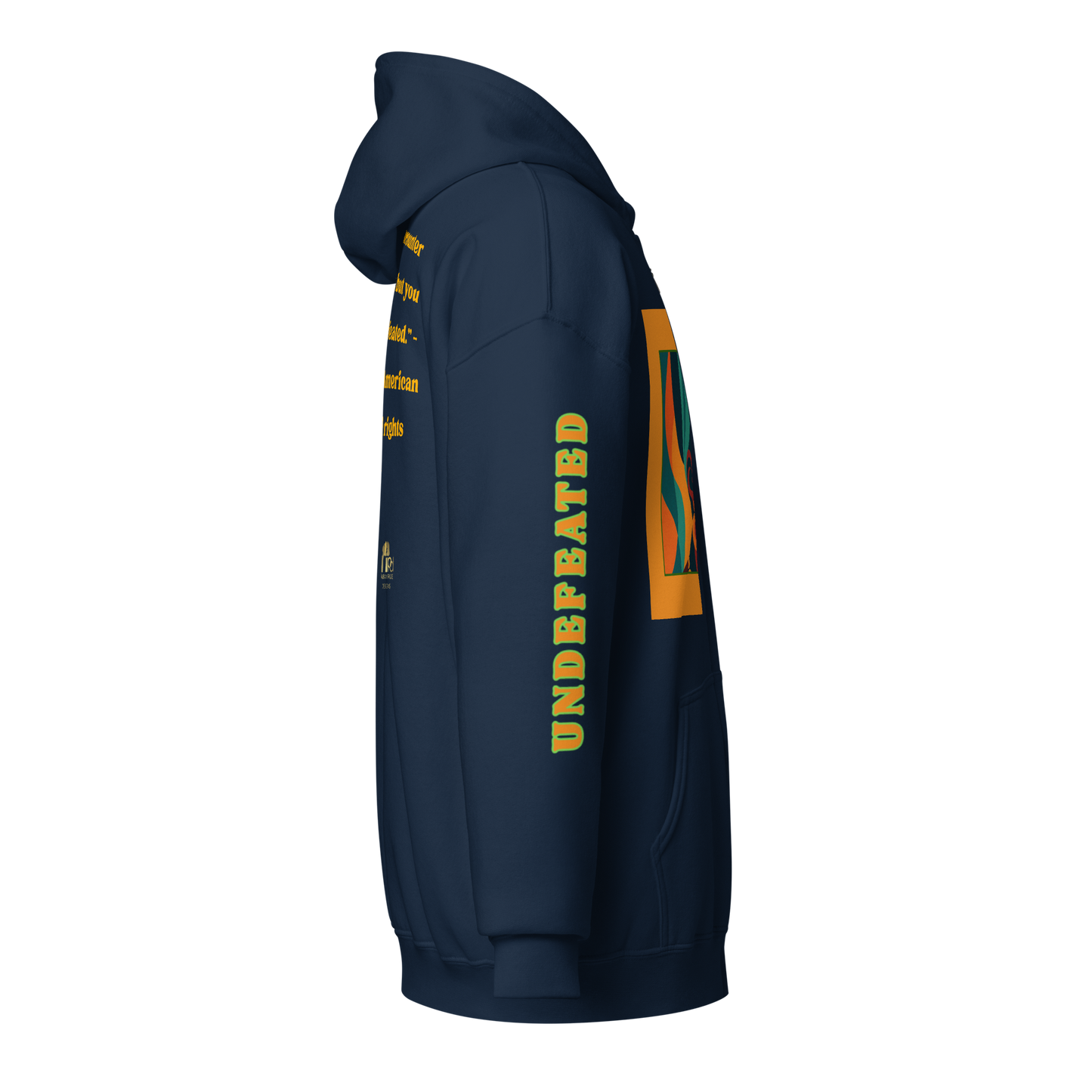 "Undefeated" Maya Angelou Tribute Unisex Hoodie