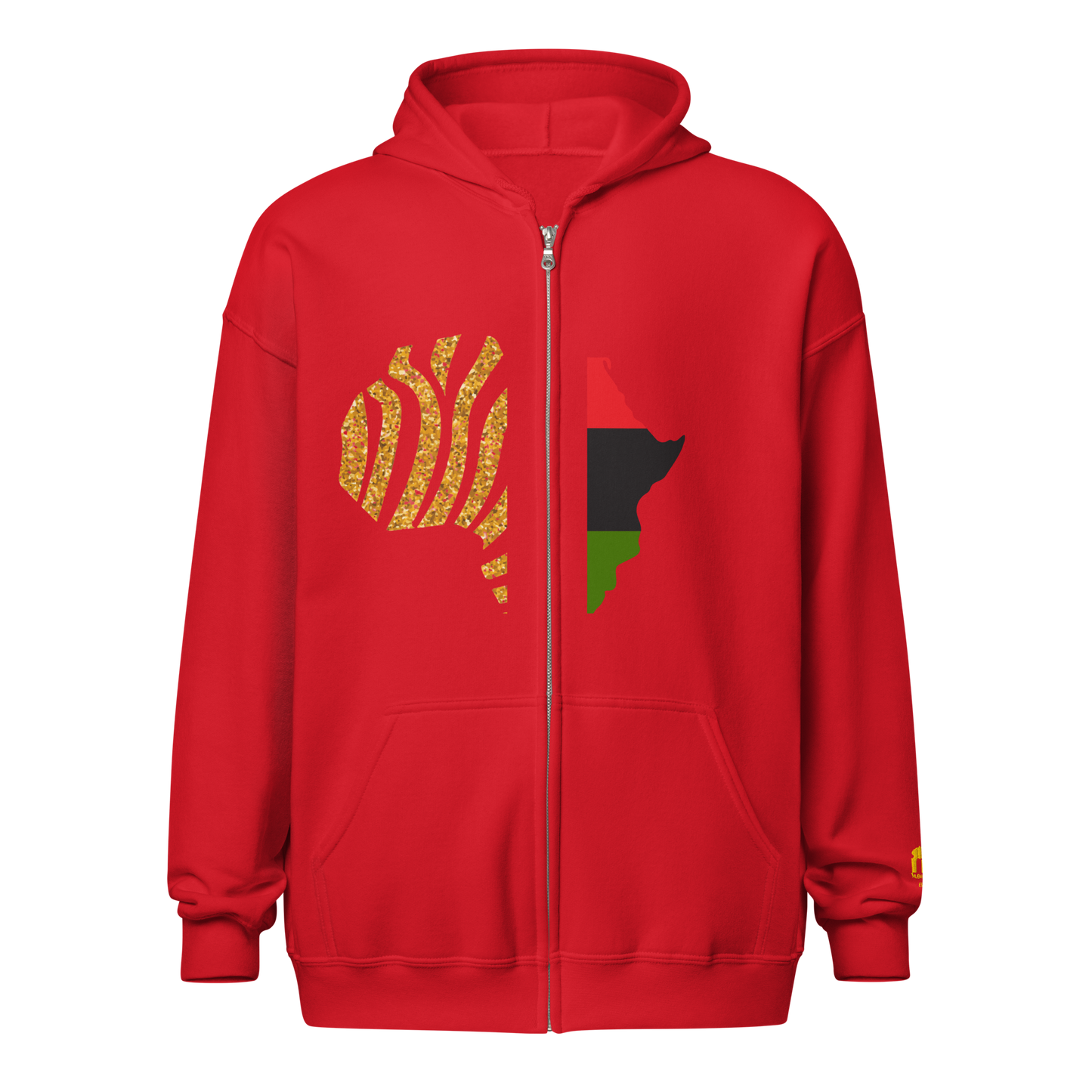 African Legacy Zip Unisex Hoodie
