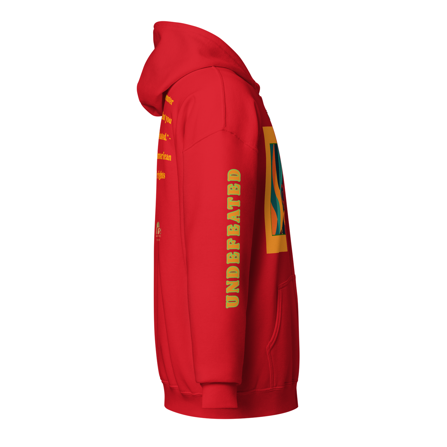 "Undefeated" Maya Angelou Tribute Unisex Hoodie