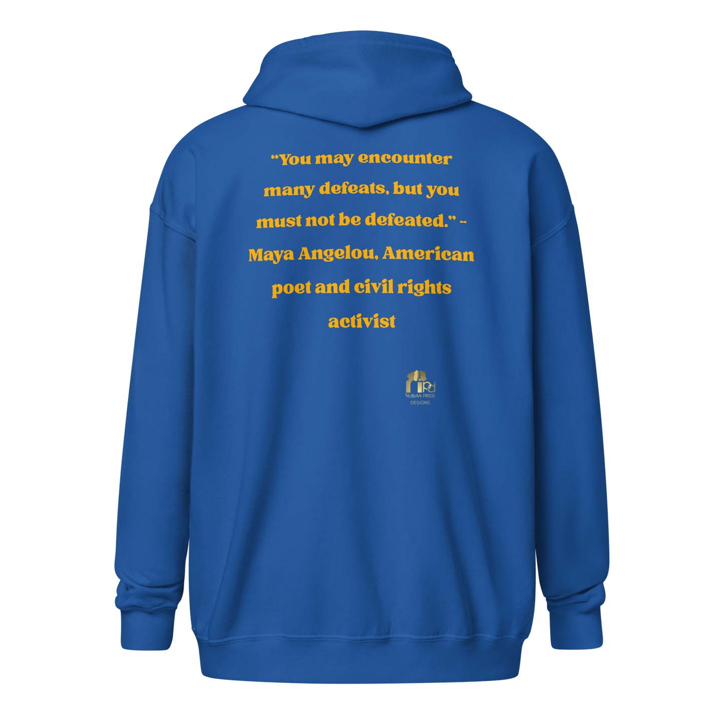 "Undefeated" Maya Angelou Tribute Unisex Hoodie