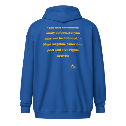 "Undefeated" Maya Angelou Tribute Unisex Hoodie