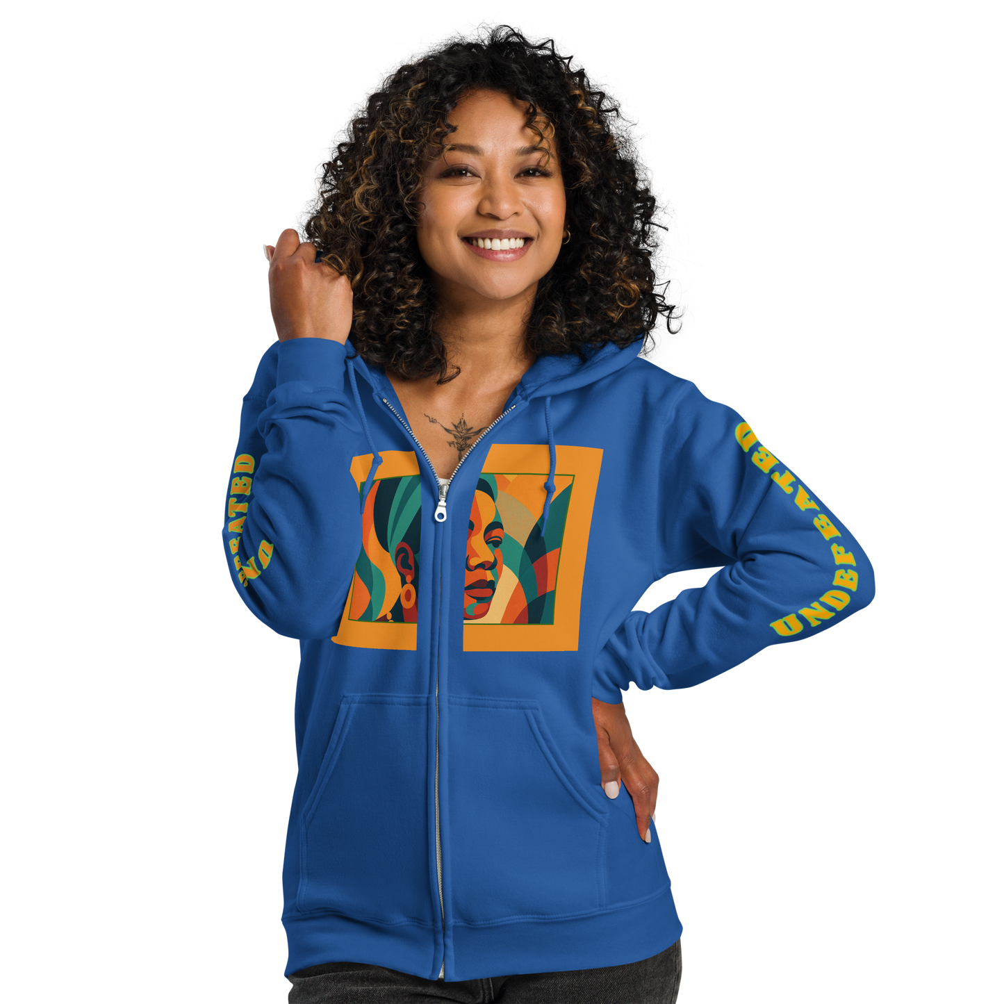 "Undefeated" Maya Angelou Tribute Unisex Hoodie