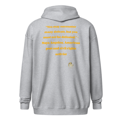 "Undefeated" Maya Angelou Tribute Unisex Hoodie