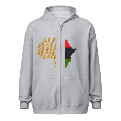 African Legacy Zip Unisex Hoodie