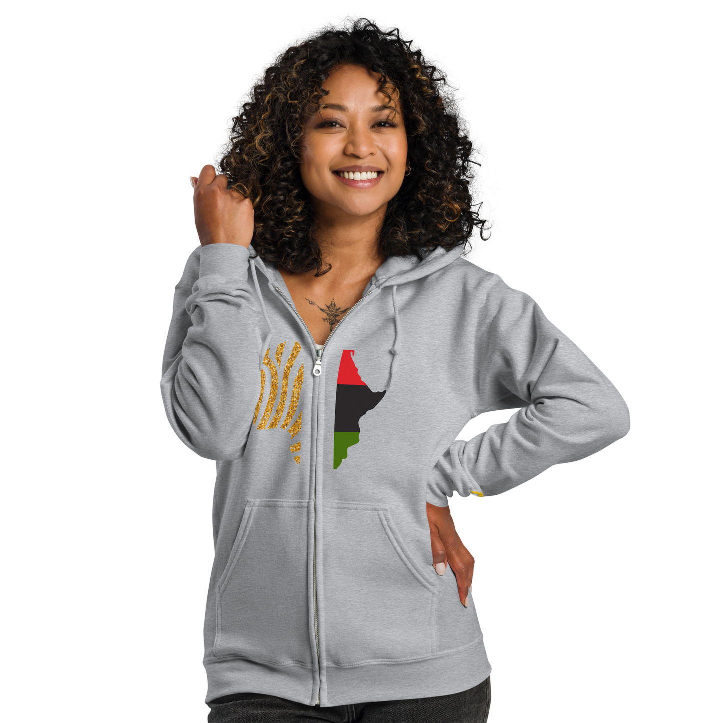 African Legacy Zip Unisex Hoodie
