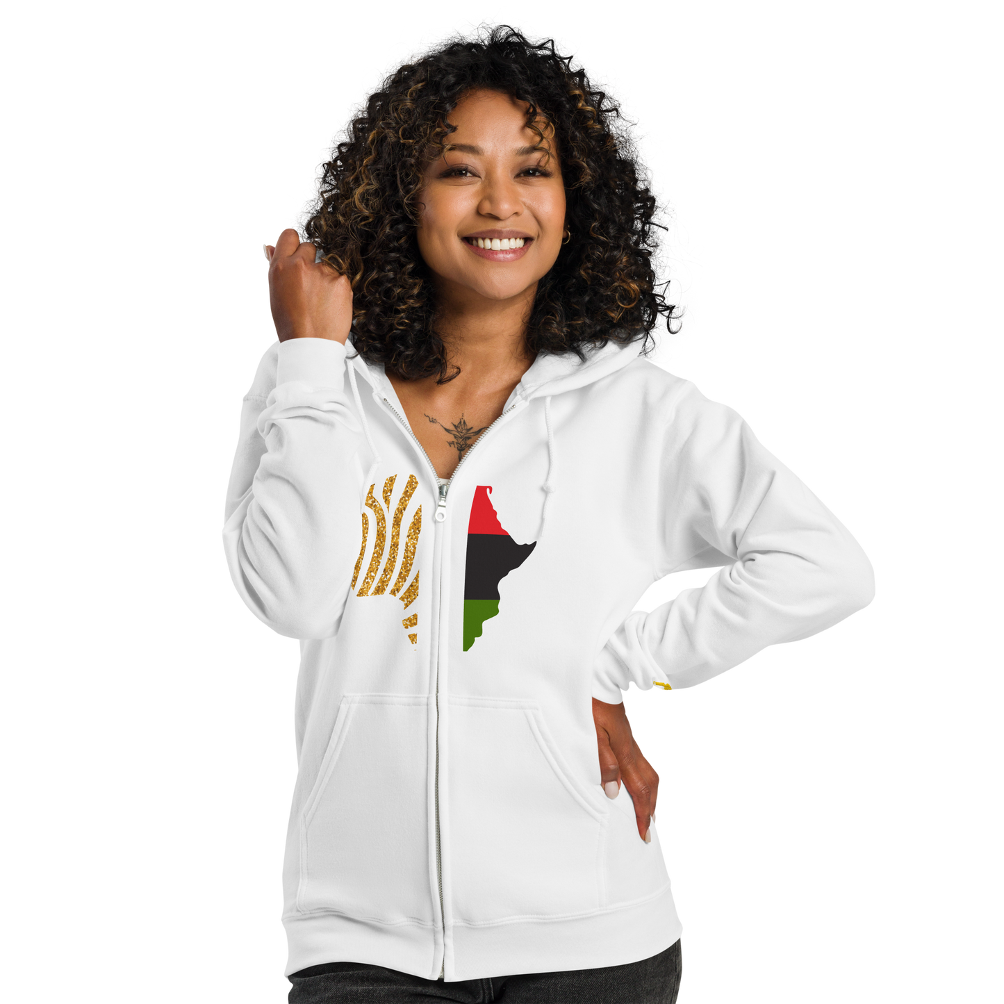 African Legacy Zip Unisex Hoodie