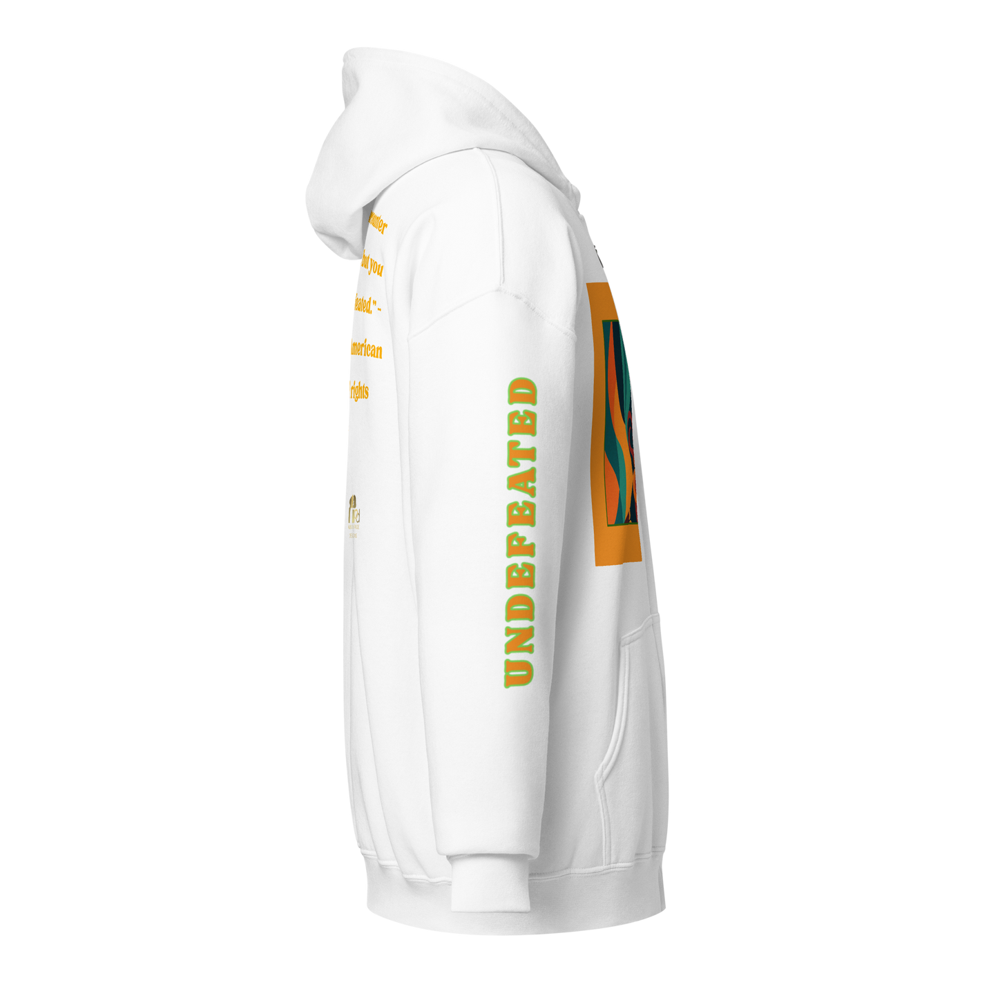 "Undefeated" Maya Angelou Tribute Unisex Hoodie