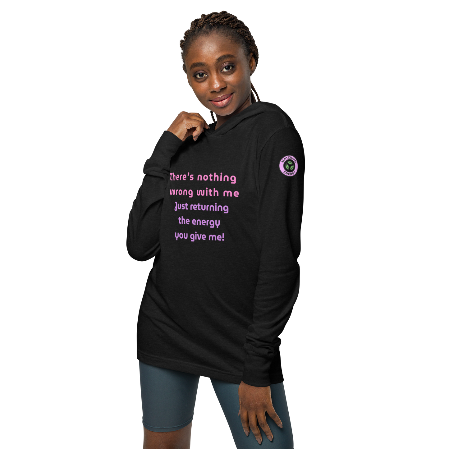 Matching Energy Hooded Long Sleeve Tee