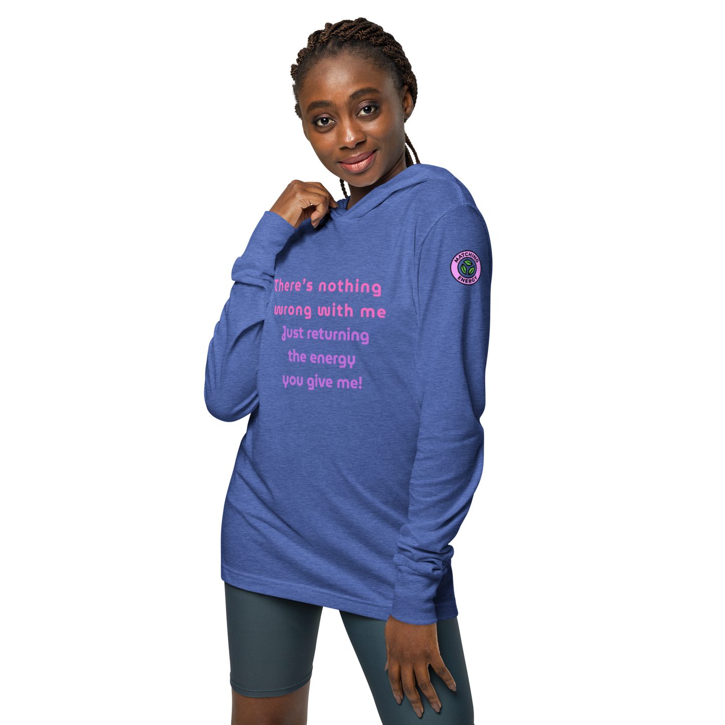 Matching Energy Hooded Long Sleeve Tee