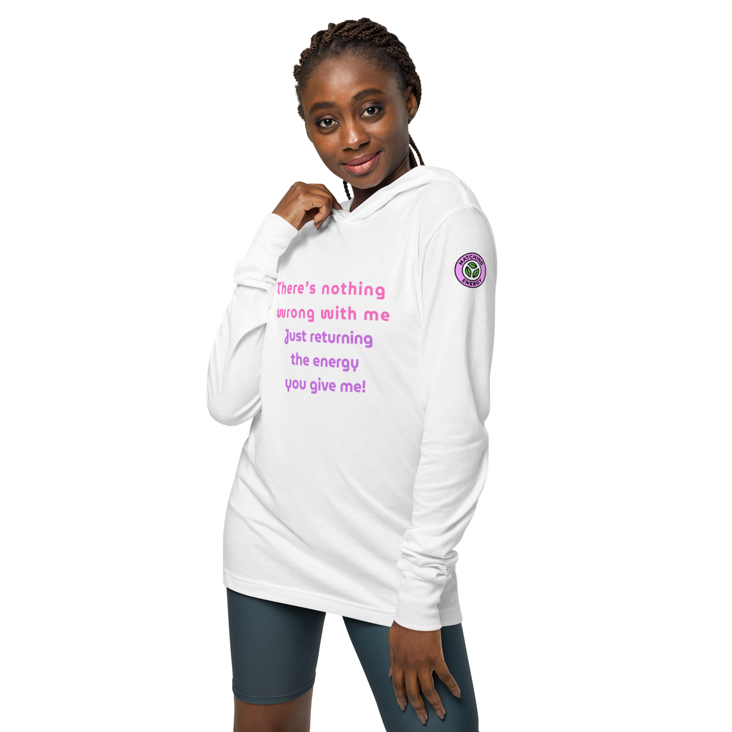 Matching Energy Hooded Long Sleeve Tee