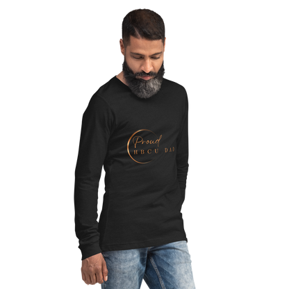 HBCU Proud Dad Long-Sleeve Tee – Celebrating Black Excellence (Dad)