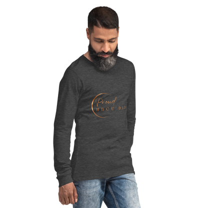 HBCU Proud Dad Long-Sleeve Tee – Celebrating Black Excellence (Dad)