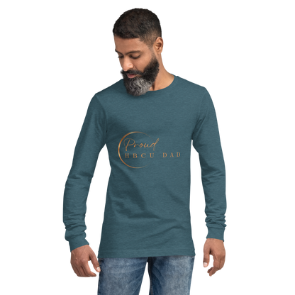 HBCU Proud Dad Long-Sleeve Tee – Celebrating Black Excellence (Dad)