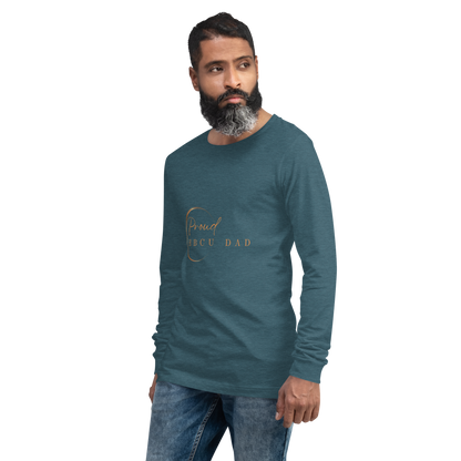 HBCU Proud Dad Long-Sleeve Tee – Celebrating Black Excellence (Dad)