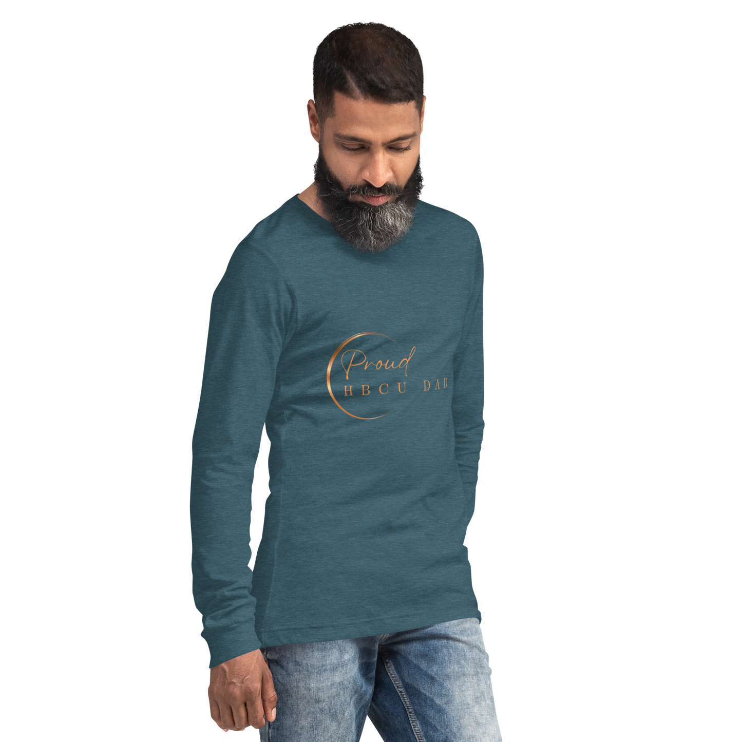 HBCU Proud Dad Long-Sleeve Tee – Celebrating Black Excellence (Dad)
