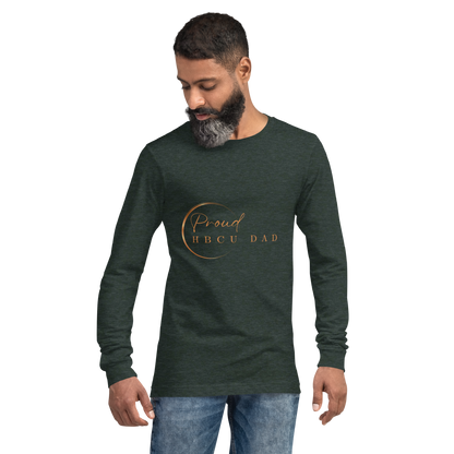 HBCU Proud Dad Long-Sleeve Tee – Celebrating Black Excellence (Dad)