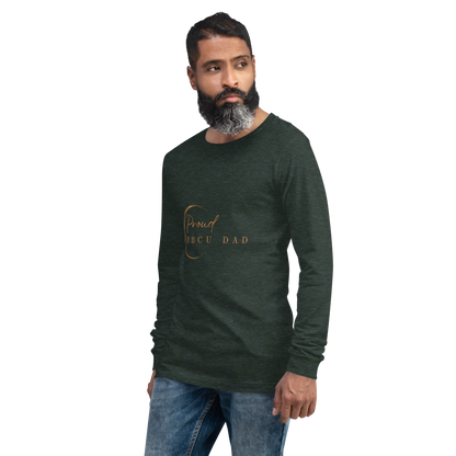 HBCU Proud Dad Long-Sleeve Tee – Celebrating Black Excellence (Dad)