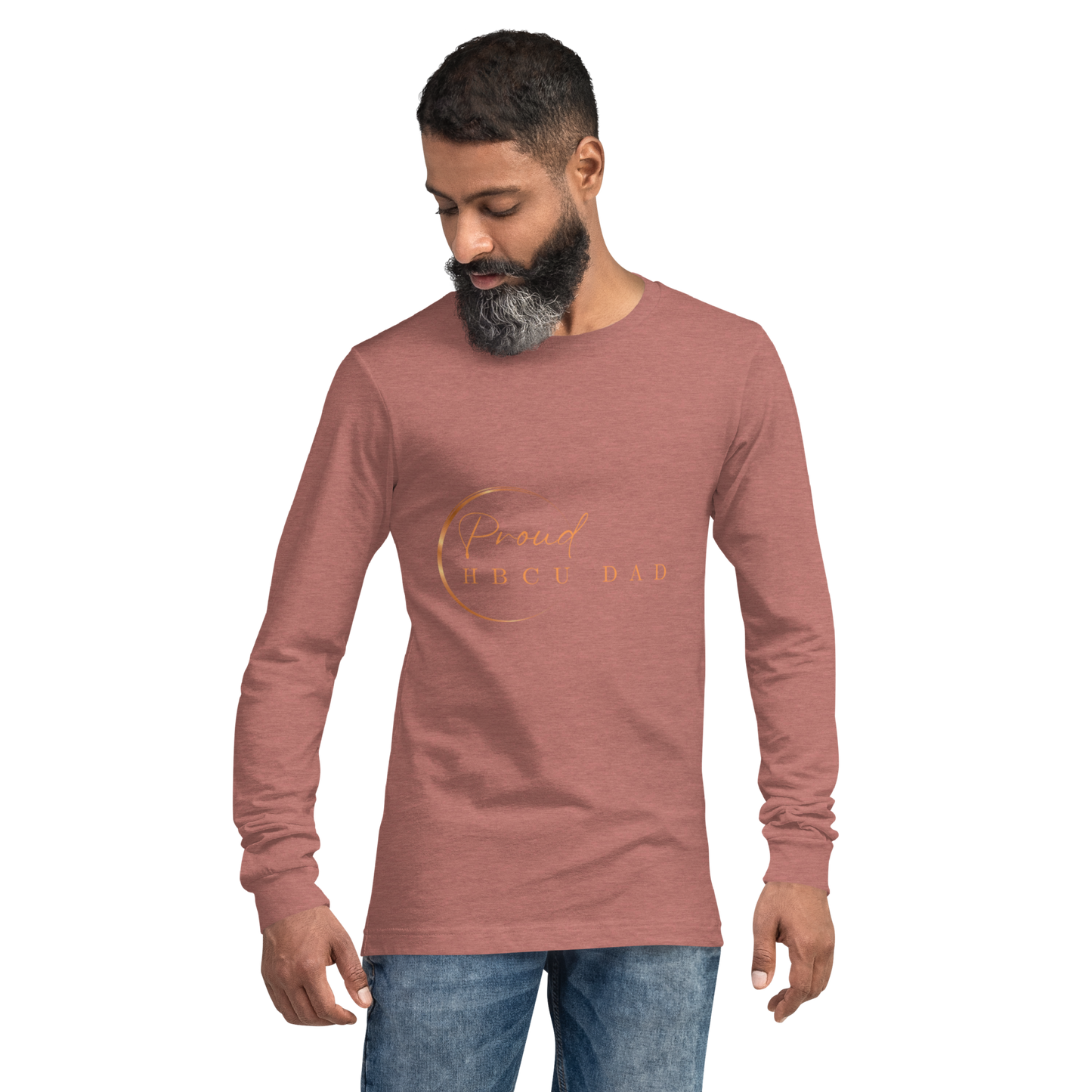 HBCU Proud Dad Long-Sleeve Tee – Celebrating Black Excellence (Dad)
