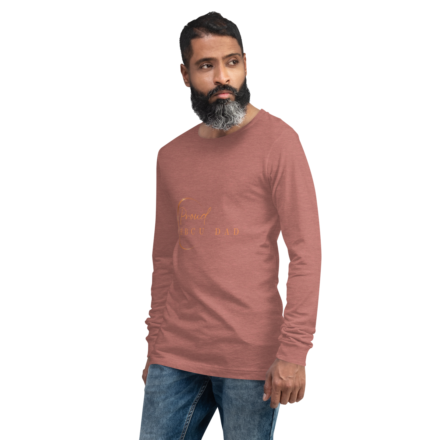 HBCU Proud Dad Long-Sleeve Tee – Celebrating Black Excellence (Dad)