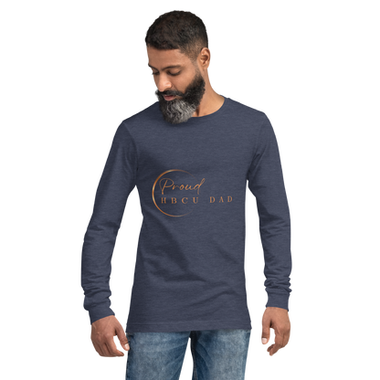 HBCU Proud Dad Long-Sleeve Tee – Celebrating Black Excellence (Dad)
