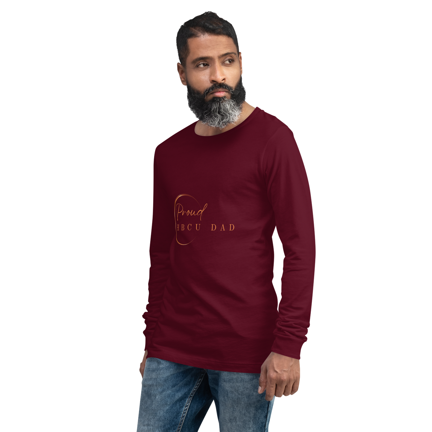 HBCU Proud Dad Long-Sleeve Tee – Celebrating Black Excellence (Dad)
