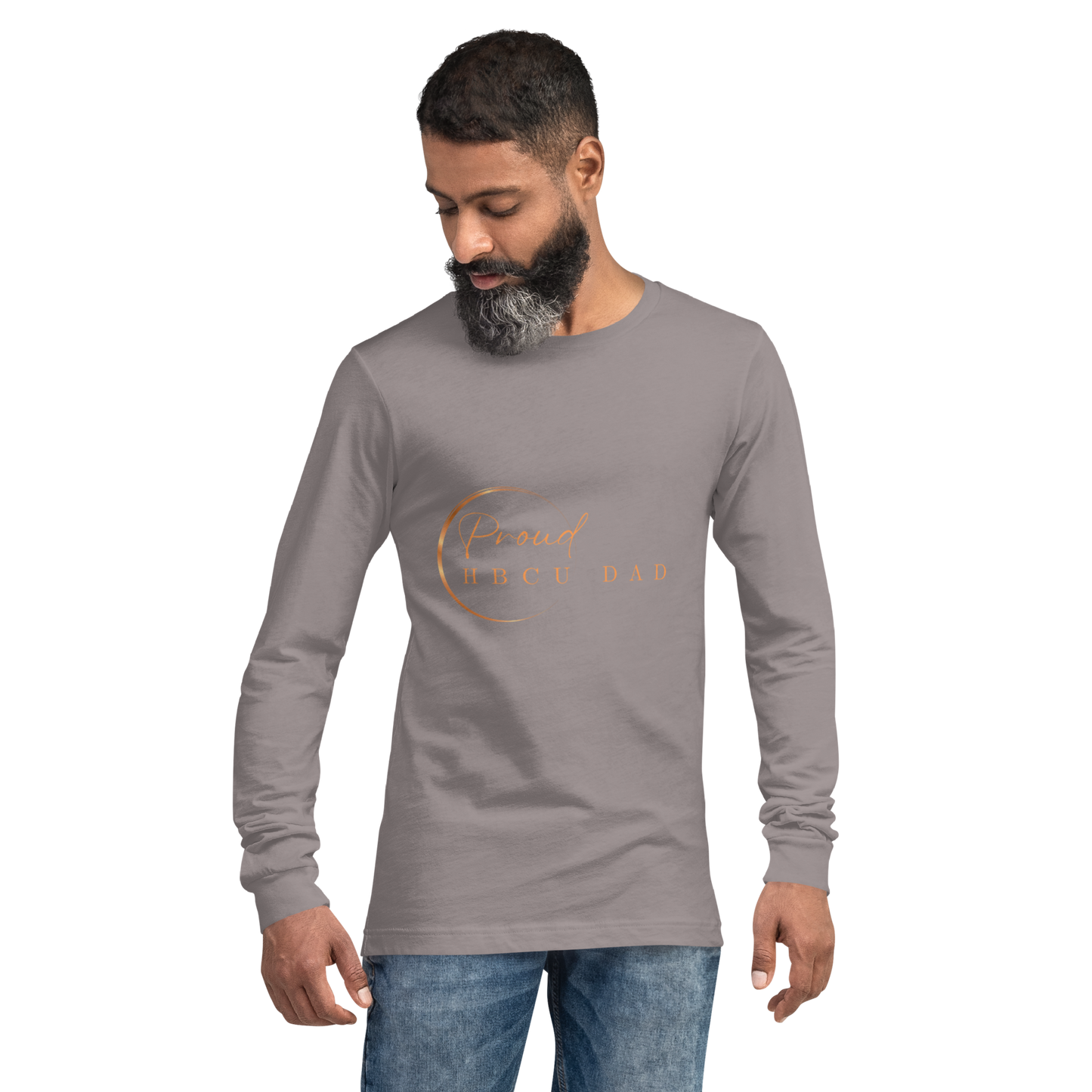 HBCU Proud Dad Long-Sleeve Tee – Celebrating Black Excellence (Dad)