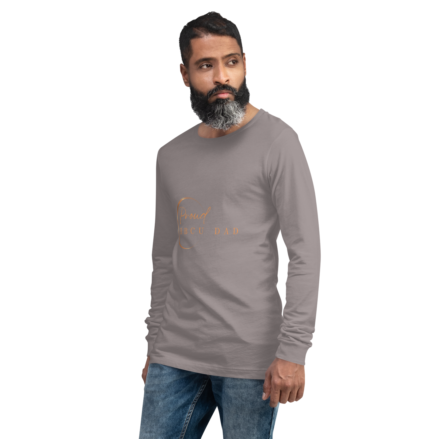 HBCU Proud Dad Long-Sleeve Tee – Celebrating Black Excellence (Dad)