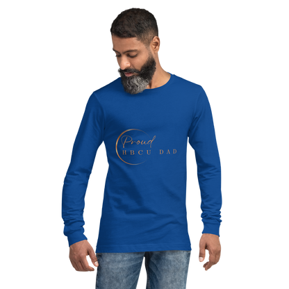 HBCU Proud Dad Long-Sleeve Tee – Celebrating Black Excellence (Dad)