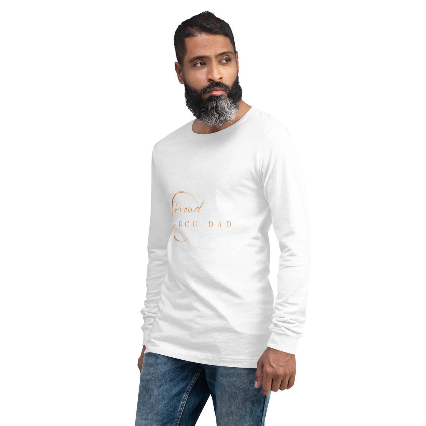 HBCU Proud Dad Long-Sleeve Tee – Celebrating Black Excellence (Dad)