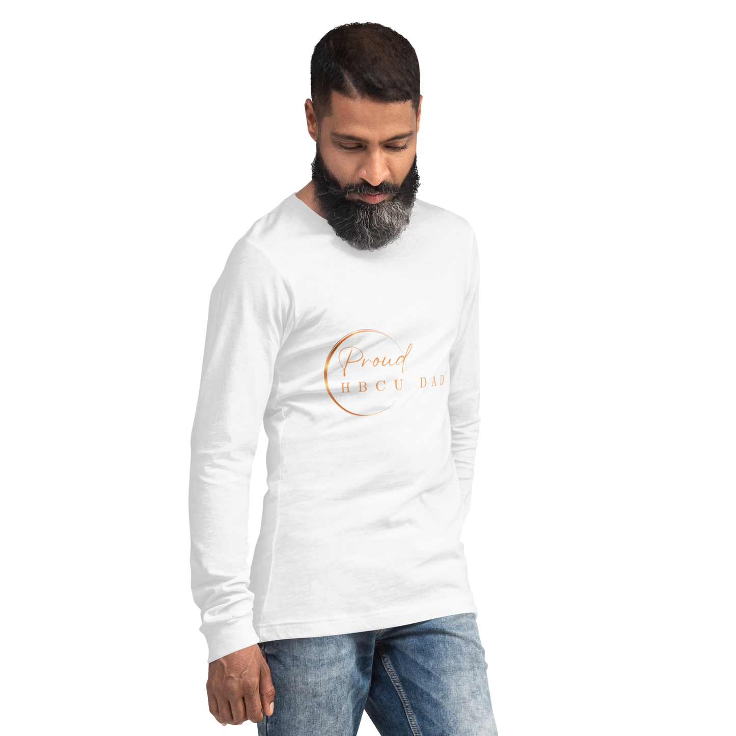HBCU Proud Dad Long-Sleeve Tee – Celebrating Black Excellence (Dad)