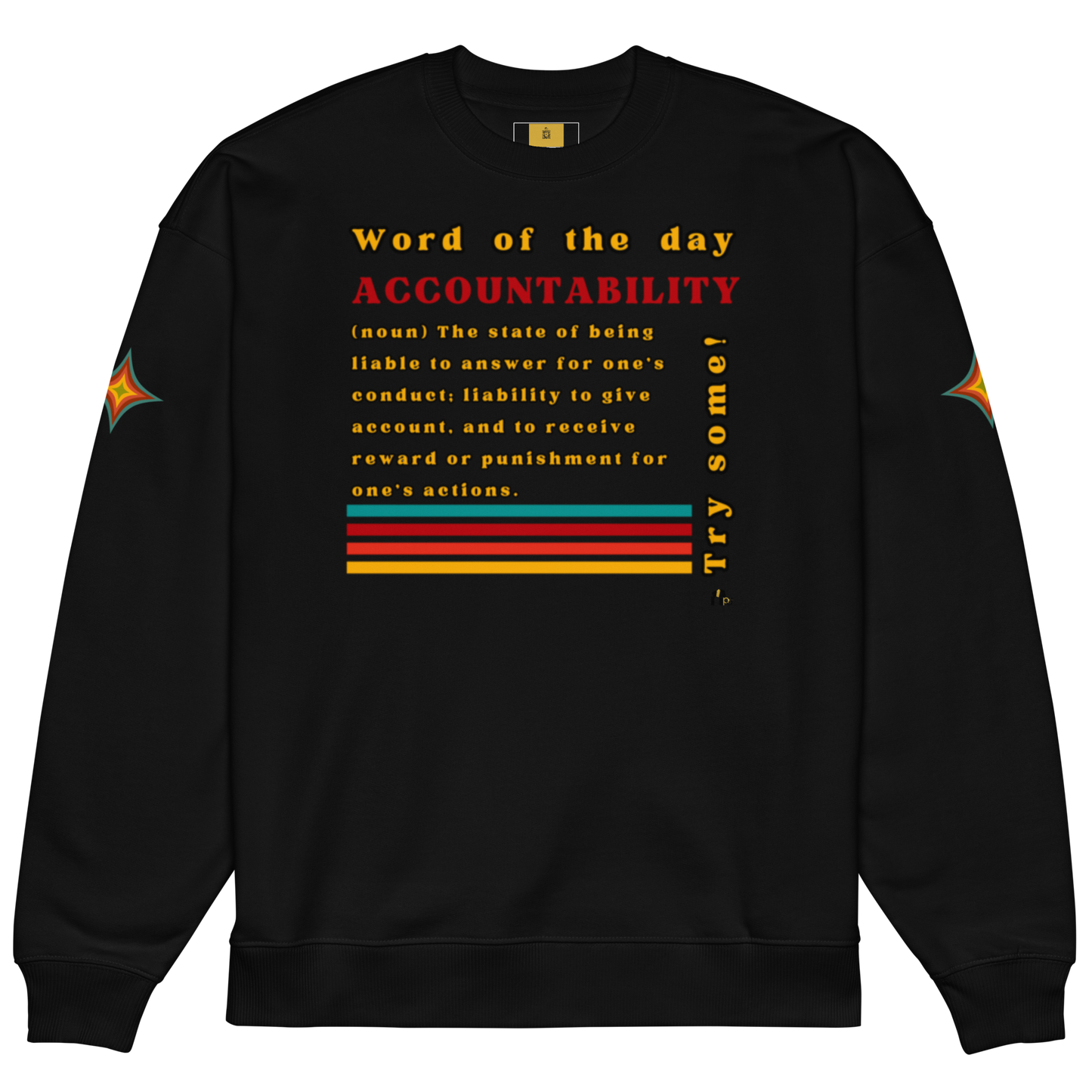 Accountability Unisex Organic Oversized Sweatshirt