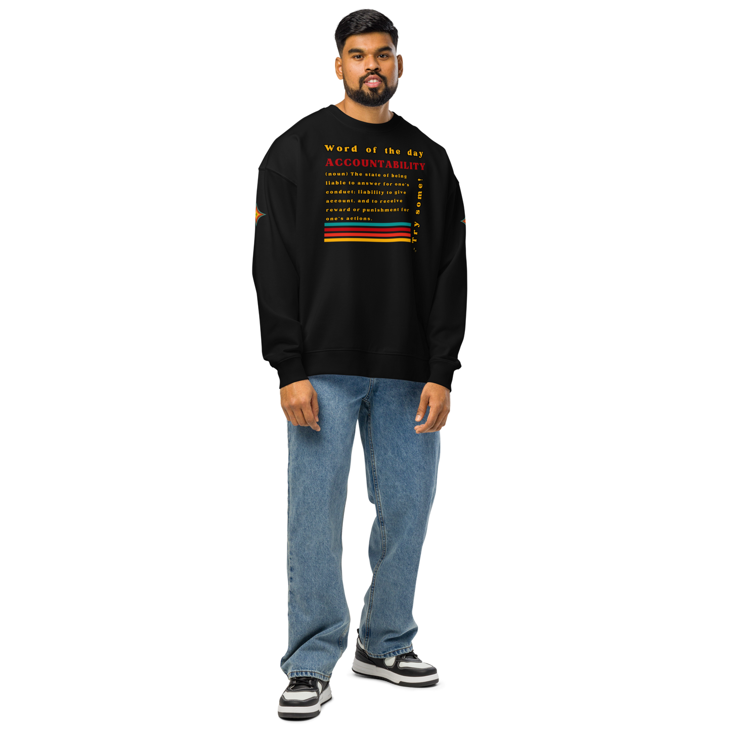 Accountability Unisex Organic Oversized Sweatshirt