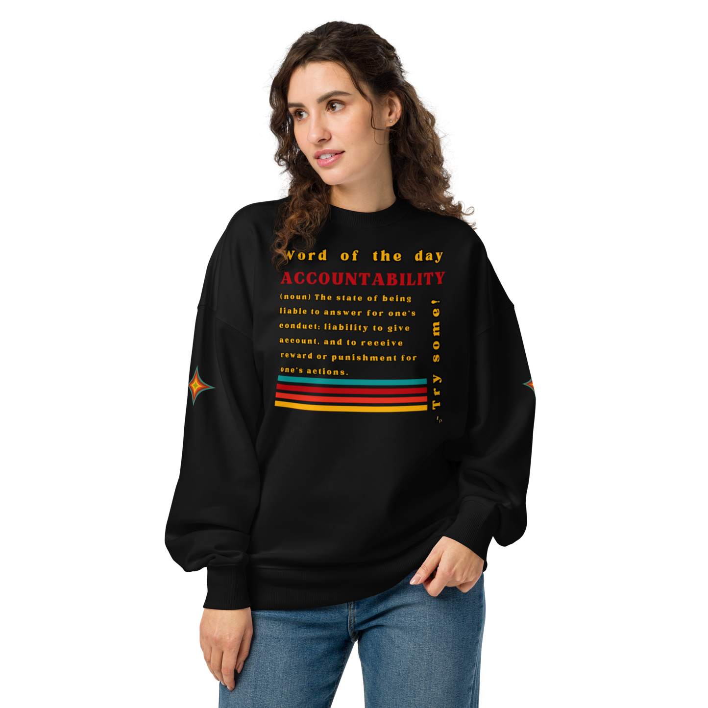 Accountability Unisex Organic Oversized Sweatshirt